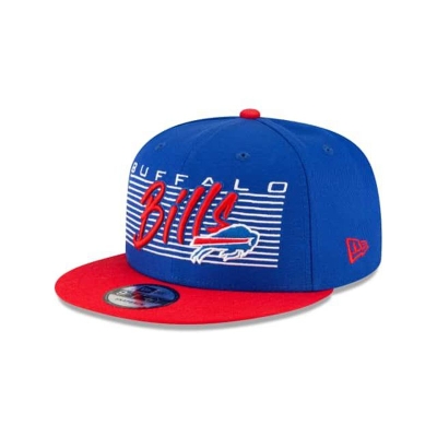 Blue Buffalo Bills Hat - New Era NFL Retro 9FIFTY Snapback Caps USA2964817